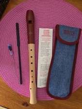 Moeck 1023  Flauto 1 Plus Sopran Blockflöte  Barocke Griffweise   inkl. Tasche