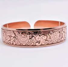 Massives Kupferarmband "Tibet