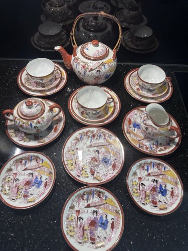 Porzellan tee set - porzellan, asiatisches
