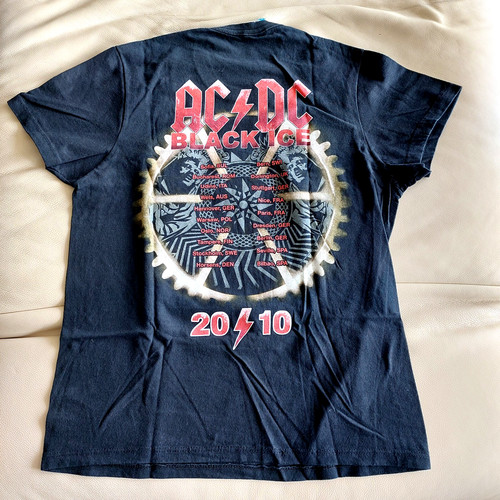 Acdc tour shirt 2010 - acdc, s
