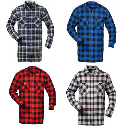 Flanell hemd extra lang - flanell,