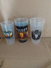 Wacken Becher 3 Stück Festivalbecher 2009
