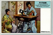 13486887 - 7400 Altenburg Titan Fabrik Gustav Winselmann Chinesin Naehmaschine