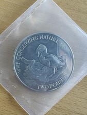 1997 ALDERNEY Papageientaucher 2 TWO POUND WWF Conserving Nature £2