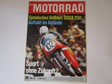 Motorrad 9/1970, Ossa 250 ccm, MC in Barcelona