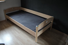 Hochbett Paidi Fleximo mit Leiter und Vorhang-Set Ritter