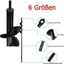 Erdbohrer Pfahlbohrer