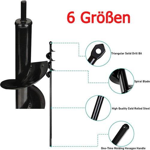 Erdbohrer pfahlbohrer - erdbohrer,