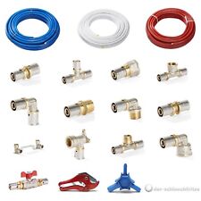 Pressfitting 16/20/26/32, Aluverbundrohr, Mehrschichtverbundrohr, DVGW Rohr