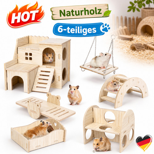 Hamster haus holz natürliches - haus,