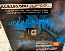 JBL Cinema Surroundsystem SCS 200.5 Black Aktiv Subwoofer - Neu! OVP!