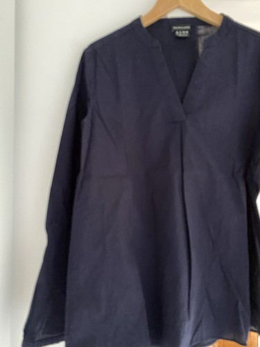 Bluse marineblau 38 - gr., saks