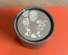 Swarovski "Es war einmal" Katze, Igel, Maus Set mit Spiegel 1875/2