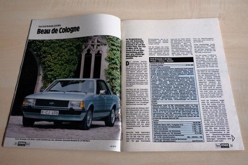 Mot 1979 ford granada 8i - mot, 2.8i