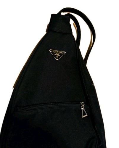 Prada vintage triangle logo - prada,