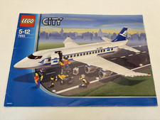 LEGO ® Bauanleitung City 7893 Flugzeug Airplane Instruction ungelocht H37