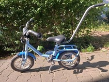 Fahrrad für Kinder Puky 12 Zoll hellblau + Schiebestange