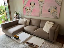 Ikea Nockeby 3er-Ecksofa mitRécamiere links