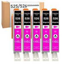 5x Magenta für Canon CLI-526