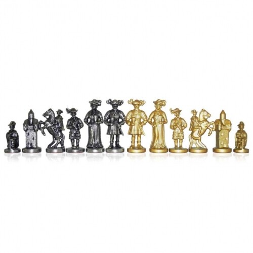 Schachfiguren metall - schachfiguren,