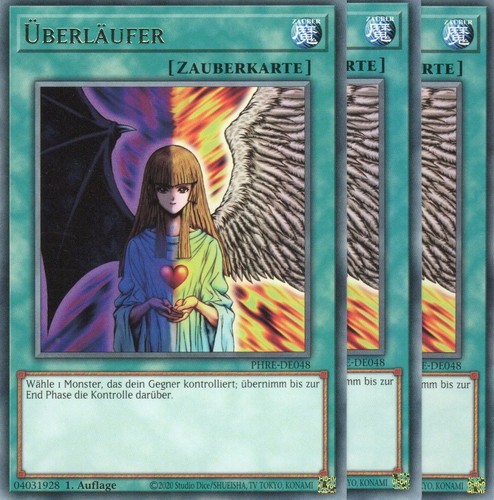Yugioh überläufer - yugioh, 3x