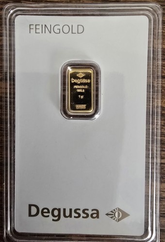 Goldbarren degussa gramm - 1,