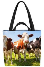 Kuhherde Tasche Kuh Weide Kuhweide Tiere Bauernhof Urlaub Bayern Fell Kuhfell M