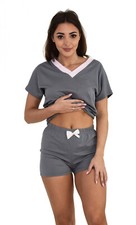 Damen shorts pyjama set - damen, kurze