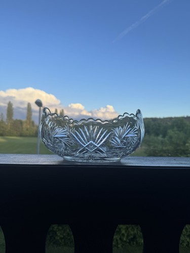 Kristall glas schale vintage - glas,