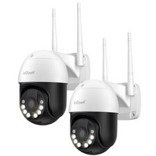 ieGeek 2MP WLAN Überwachungskamera Aussen Set WiFi Dome Kamera PTZ 355°/90°