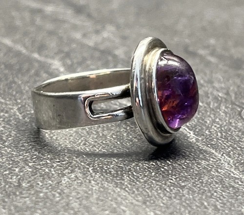 Sterlingsilber ring 925 - sterlingsilber, lila