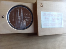 50 Euro  Spanien 2002, Antoni Gaudi, Auflage nur 8000 Stück, 5 Unzen Silber, PP