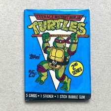 Ninja Turtles Serie 2 (1990) Trading Cards Booster Topps Teenage Mutant TMHT