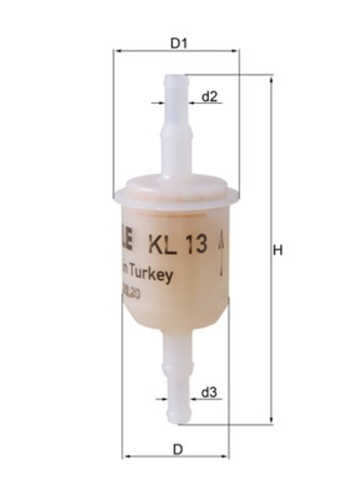 Kraftstofffilter knecht 13 - kl,