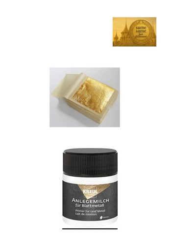 Blattgold gelbgold karat 50 - gelbgold, 24