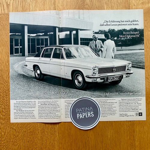 1974 opel diplomat - opel, v8