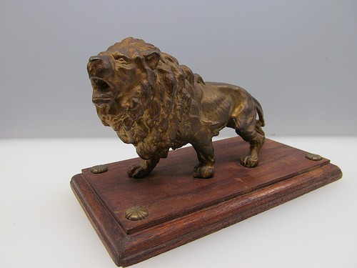 Löwe vintage skulptur auf - vintage,