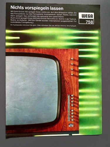 Wega wegavision 758 fernseher - wegavision,