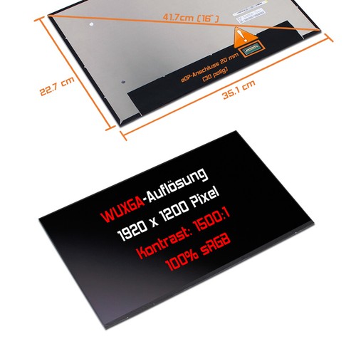 Wuxga led ersatz - 16",