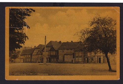Ansichtskarte wittenburg - ansichtskarte,
