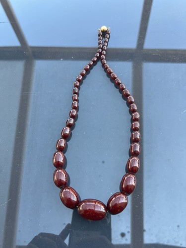 Cherry amber bakelite - amber,