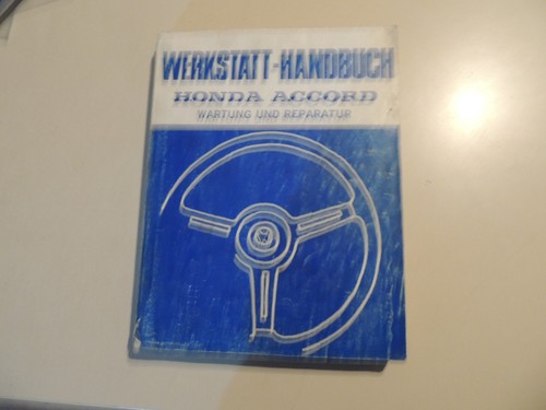 Werkstatthandbuch honda accord - honda,