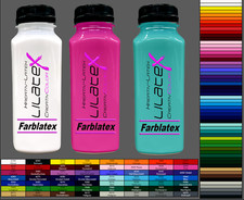 Farblatex Lilatex Latexmilch Flüssiglatex 250ml DICKFLÜSSIG Latex 58 Farben 