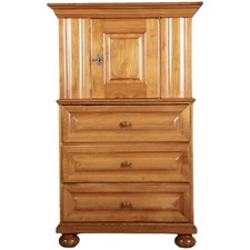 Antike Züricher (ähnlich Frankfurter) Windellade Kirschbaum 18 Jh. Eisenschloss