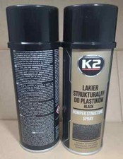 1-3 x K2 Kunststofflack Amaturenbrett Stoßstange 400ML Schwarz Strukturlack