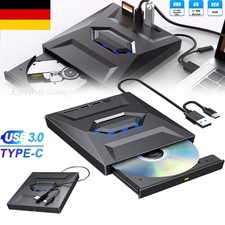 USB 3.0 Type C Externes CD/DVD Laufwerk Brenner Player für Laptop PC Windows 11