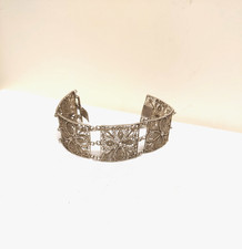filigranes breites Armband 800
