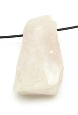 Rohstein gebohrt Rosenquarz 4 cm