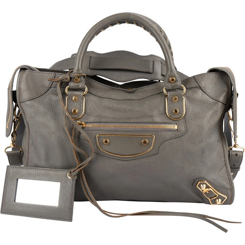 Balenciaga grey grained - balenciaga,