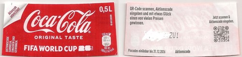 Coca cola flaschenetikett - -,